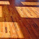Installation cherry wood flooring