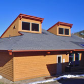 Pool house siding in French Creek (Summit County, Colorado)
