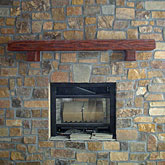 Custom fireplace mantel