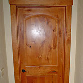 Alder door and alder trim work